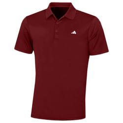 adidas Golf 2024 Performance Left Chest Logo Stretch Polo Shirt - XXL, Core Burgundy Sport