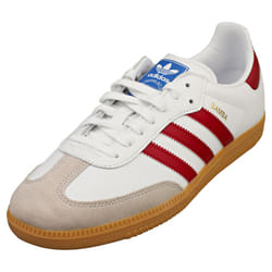 adidas Samba Og Mens Casual Trainers in White Burgundy - 8.5