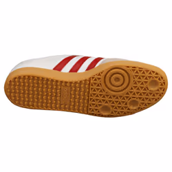 adidas Samba Og Mens Casual Trainers in White Burgundy - 8.5