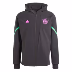 2023-2024 Bayern Munich D4GMD Full Zip Hoody (Black) - 3XL