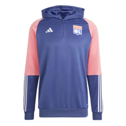 2023-2024 Olympique Lyon Hooded Track Top (Tech Indigo) - M