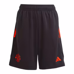 2023-2024 Man Utd Training Shorts (Black) - Kids - XXL