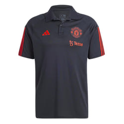 2023-2024 Man Utd Polo Shirt (Black) - L