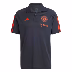 2023-2024 Man Utd Polo Shirt (Black) - M