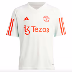 2023-2024 Man Utd Training Jersey (White) - Kids - MB
