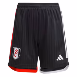 2023-2024 Fulham Home Shorts (Black) - Kids - LB