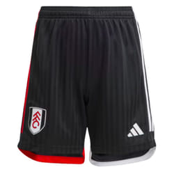2023-2024 Fulham Home Shorts (Black) - Kids - LB