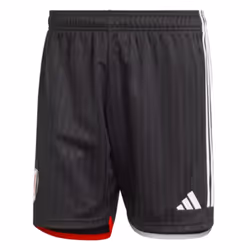 2023-2024 Fulham Home Shorts (Black) - S