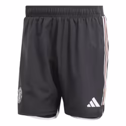 2023-2024 Man Utd Authentic Away Shorts (Black) - M
