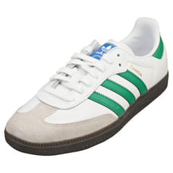 adidas Samba Og Mens Casual Trainers in White Green - 10.5