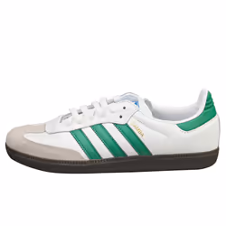 adidas Samba Og Mens Casual Trainers in White Green - 10.5