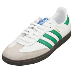adidas Samba Og Mens Casual Trainers in White Green - 4.5