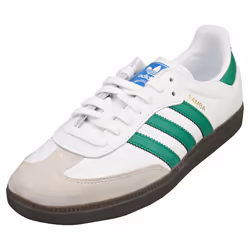 adidas Samba Og Mens Casual Trainers in White Green - 4