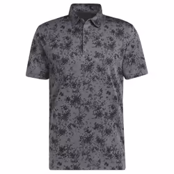 adidas Golf Burst Lightweight Recycled Stretch Jacquard Polo Shirt - L, Black
