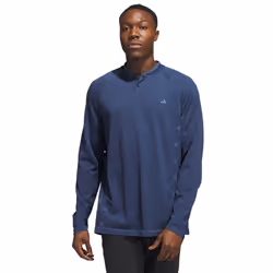 adidas Golf Ultimate365 Tour PRIMEKNIT Long Sleeve Polo Shirt - M, Collegeate Navy