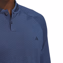 adidas Golf Ultimate365 Tour PRIMEKNIT Long Sleeve Polo Shirt - M, Collegeate Navy
