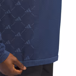 adidas Golf Ultimate365 Tour PRIMEKNIT Long Sleeve Polo Shirt - M, Collegeate Navy