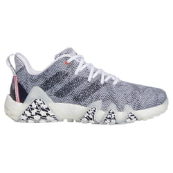 adidas Golf Mens 2024 Code Chaos Lightweight Waterproof Lace Up Golf Shoes - UK 7, White/Navy/Red