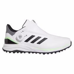 adidas Golf Mens 2024 Solar Motion Boa Waterproof Lightweight Golf Shoes - UK 12 - Wide, FTW White/Black
