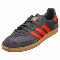 adidas Samba Og Mens Casual Trainers in Black Red - 5
