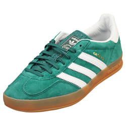 adidas Gazelle Indoor Mens Fashion Trainers in Green White - 4.5