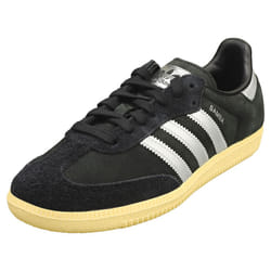 adidas Samba Og Womens Casual Trainers in Black Silver - 4