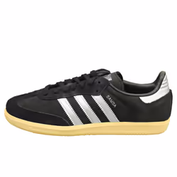 adidas Samba Og Womens Casual Trainers in Black Silver - 4