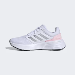 adidas Women's Galaxy 6 Shoes Sneaker  Cloud White Silver Metallic Pink  5 UK