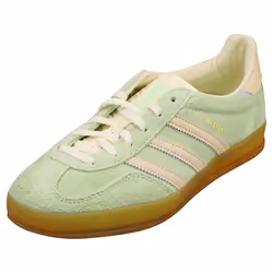 adidas Gazelle Indoor Womens Fashion Trainers in Green - 5.5
