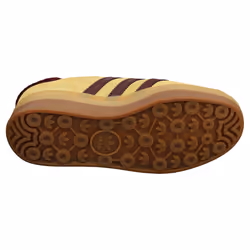 adidas Gazelle Bold Womens Fashion Trainers in Yellow Maroon - 7.5 UK