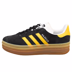 adidas Gazelle Bold W Womens Fashion Trainers in Black Gold - 5