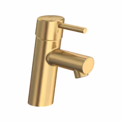 GROHE 34270GNA Concetto Single Hole Single-Handle S-Size Bathroom Faucet 1.2 GPM Brushed Cool Sunrise (Brushed Gold)