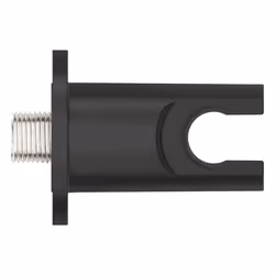 Vitalio Universal Wall Union with Shower Outlet Elbow 1/2 Inch and Wall Holder Male Thread for Hand Showers, Matt Black, 269622431