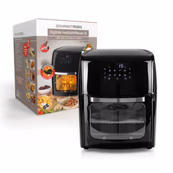 Gourmetmaxx 11216 fryer Single 12 L Stand-alone 1800 W Hot air fryer Black