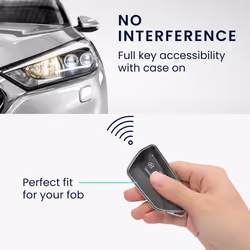 Car Key Case Compatible with VW Golf 8 3 Button Car Key Cover - Car Fob Case - Soft TPU Shell - Transparent