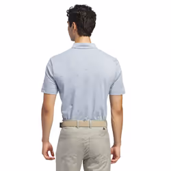 adidas Golf Mens 2024 Go To Printed Recycled Breathable AeroReady Polo Shirt - XL, Light Grey