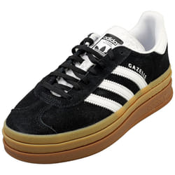 adidas Gazelle Bold Womens Fashion Trainers in Black White - 8