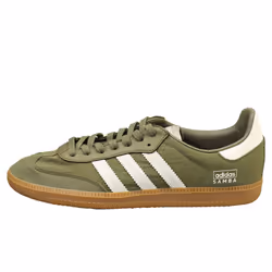adidas Samba Og Mens Fashion Trainers in Olive White - 7.5