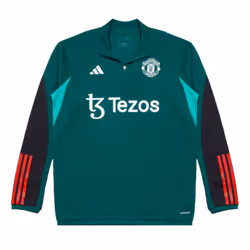 2023-2024 Man Utd Training Top (Green) - L