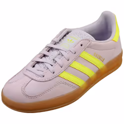 adidas Gazelle Indoor Womens Fashion Trainers in Silver Dawn Yellow - 3
