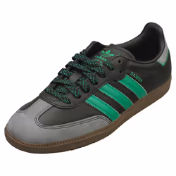 adidas Samba Og Womens Fashion Trainers in Black Green - 5