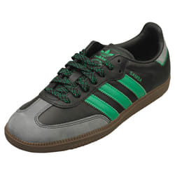adidas Samba Og Womens Fashion Trainers in Black Green - 7