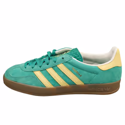 adidas Gazelle Indoor Mens Fashion Trainers in Green Yellow - 11.5 UK