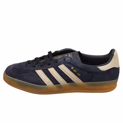 adidas Gazelle Indoor Mens Casual Trainers in Navy Grey - 3.5 UK