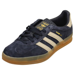 adidas Gazelle Indoor Mens Casual Trainers in Navy Grey - 4.5