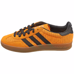 adidas Gazelle Indoor Mens Fashion Trainers in Orange Black - 3.5