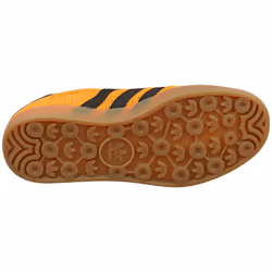 adidas Gazelle Indoor Mens Fashion Trainers in Orange Black - 3.5