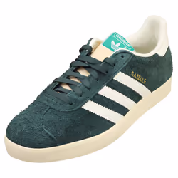 adidas Gazelle Mens Fashion Trainers in Green Off White - 4.5