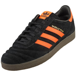 adidas Gazelle Team Mens Fashion Trainers in Black Orange - 7.5