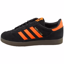adidas Gazelle Team Mens Fashion Trainers in Black Orange - 7.5